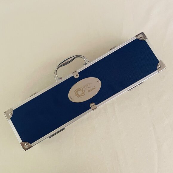 Grilling Utensils Set in Aluminum Carry Case Stainless Steel Spatula Fork Tongs - Picture 4 of 7